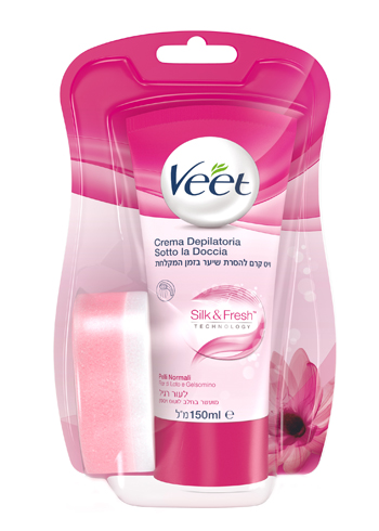 Veet silk&fresh technology crema sotto la doccia pelli normali