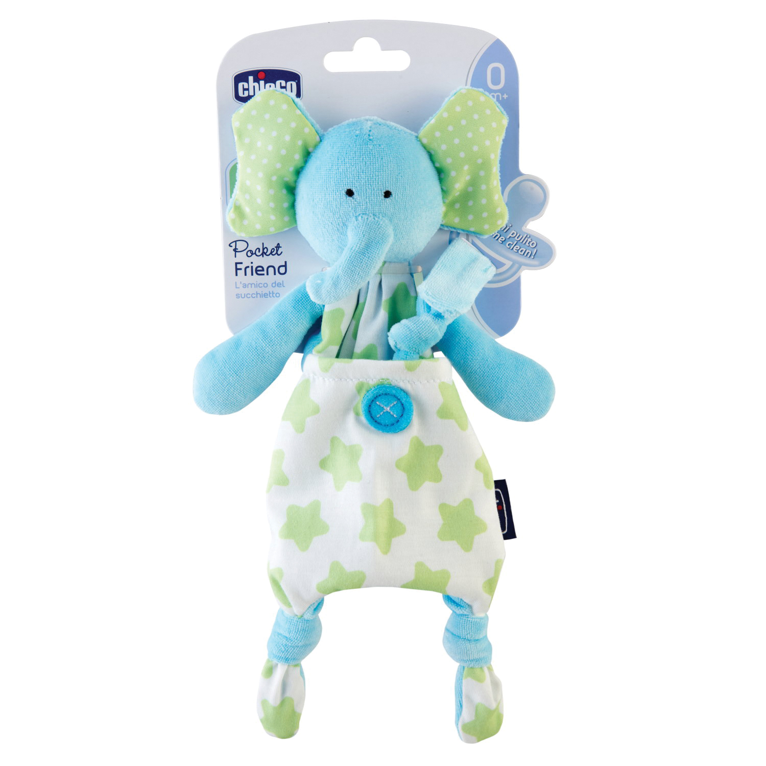 Chicco Porta Succhietto Buddy Elefante 0M+