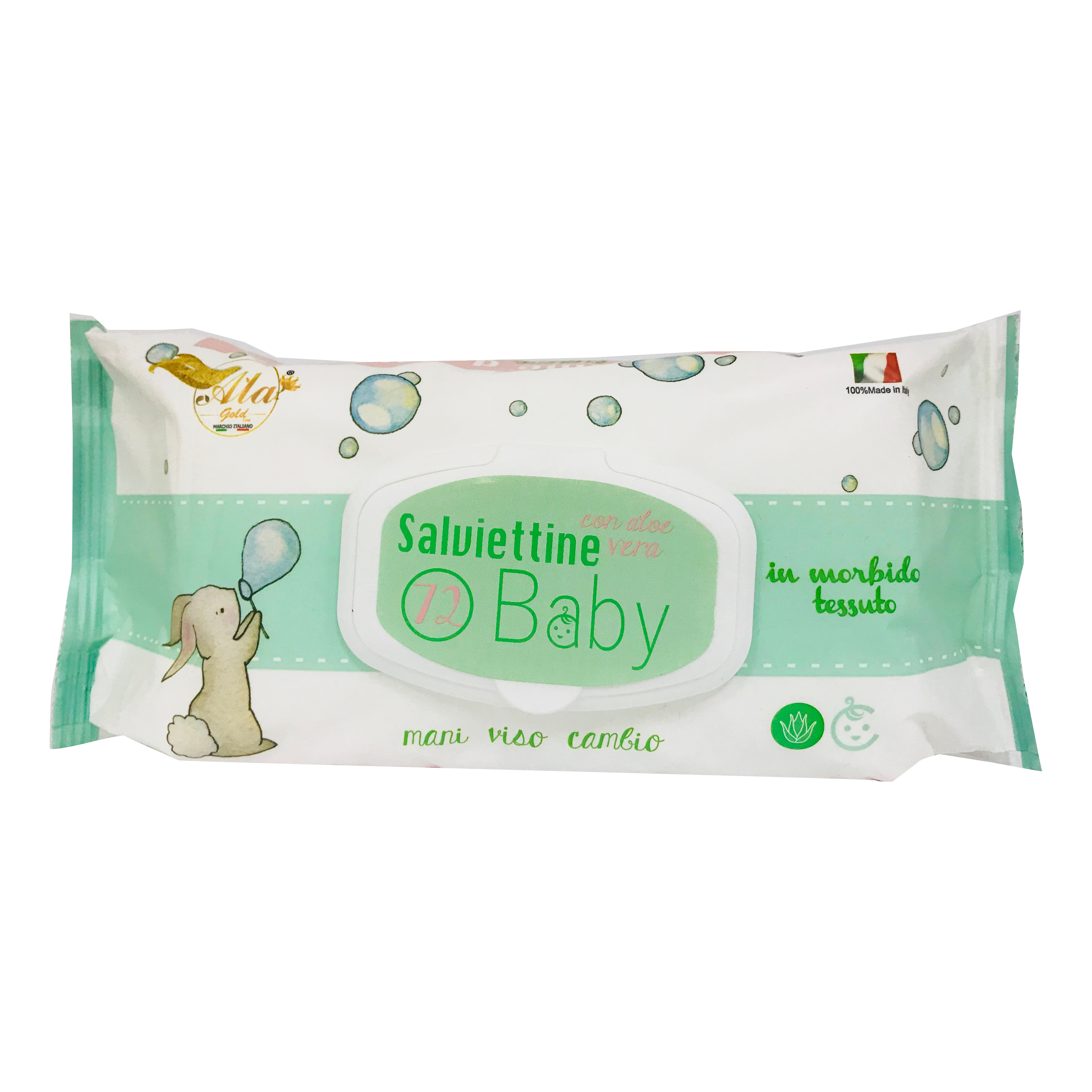 Ala Salviettine Aloe 72 Pezzi