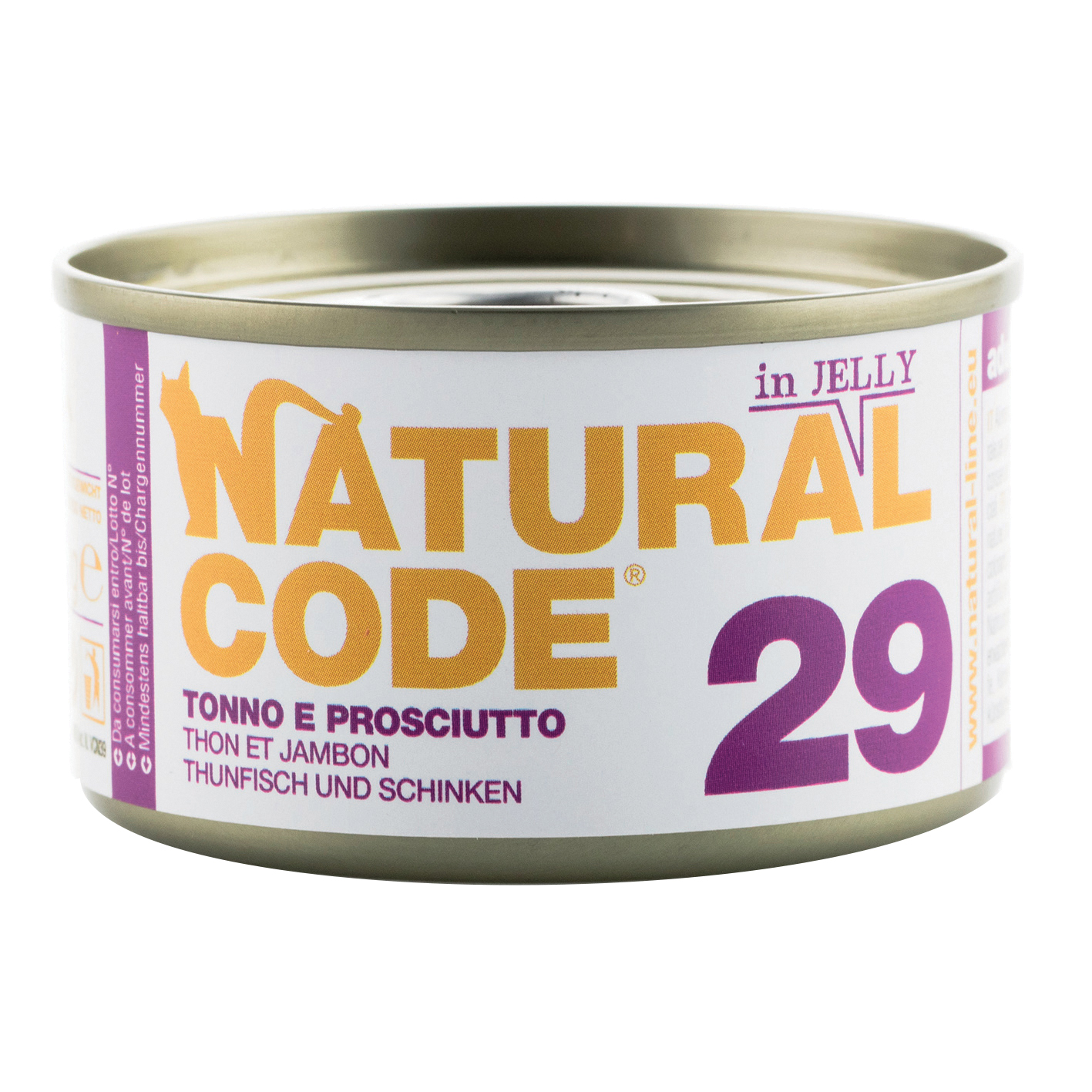 Natural Code Gatto Lattina (29) Adulto Tonno & Prosciutto 85 Gr Temporaneamente Mancante Dall'Azienda Produttrice