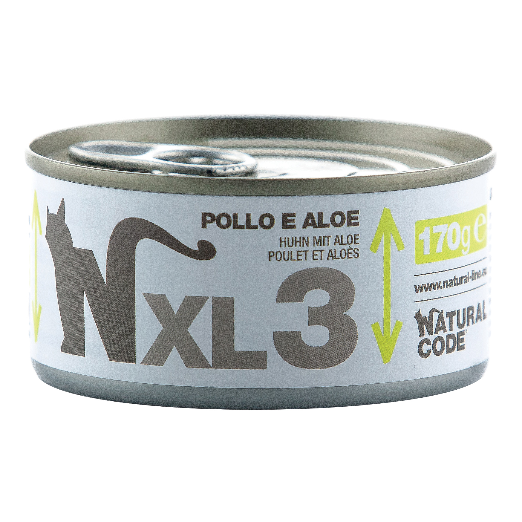 Natural Code Gatto Lattina Xl (03) Adulto Pollo & Aloe 170 Gr