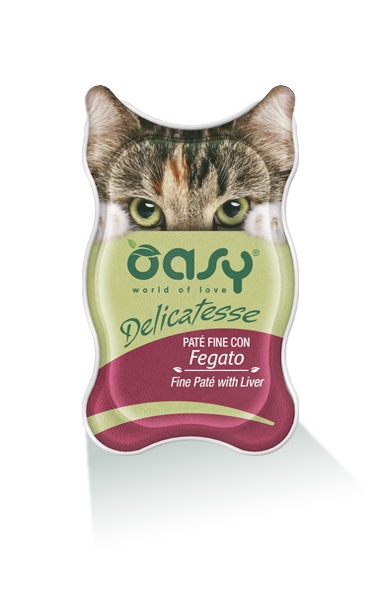 Oasy Gatto Delicatesse Pate' Adulto Fegato 85 Gr
