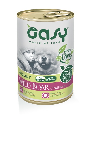 Oasy Cane Oap Adulto Medium&Large Cinghiale 400 Gr