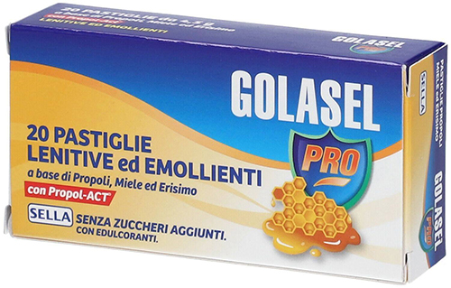 Golasel pro 20 pastiglie miele