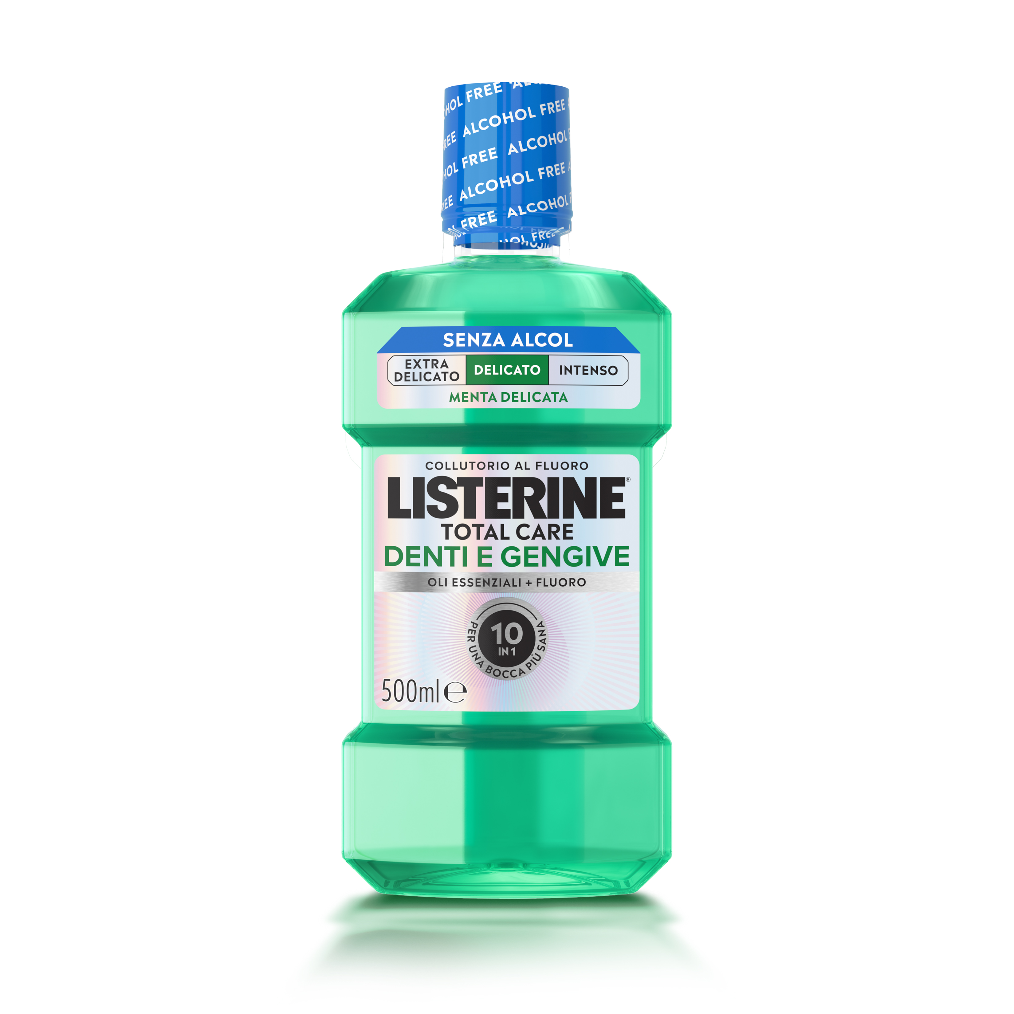 Kenvue Italia Spa Listerine Difesa Denti E Gengive Collutorio Zero Alcol - Ideale Per L'igiene Orale Quotidiana - Gusto Menta Fresca - 500 Ml - Immagine 3