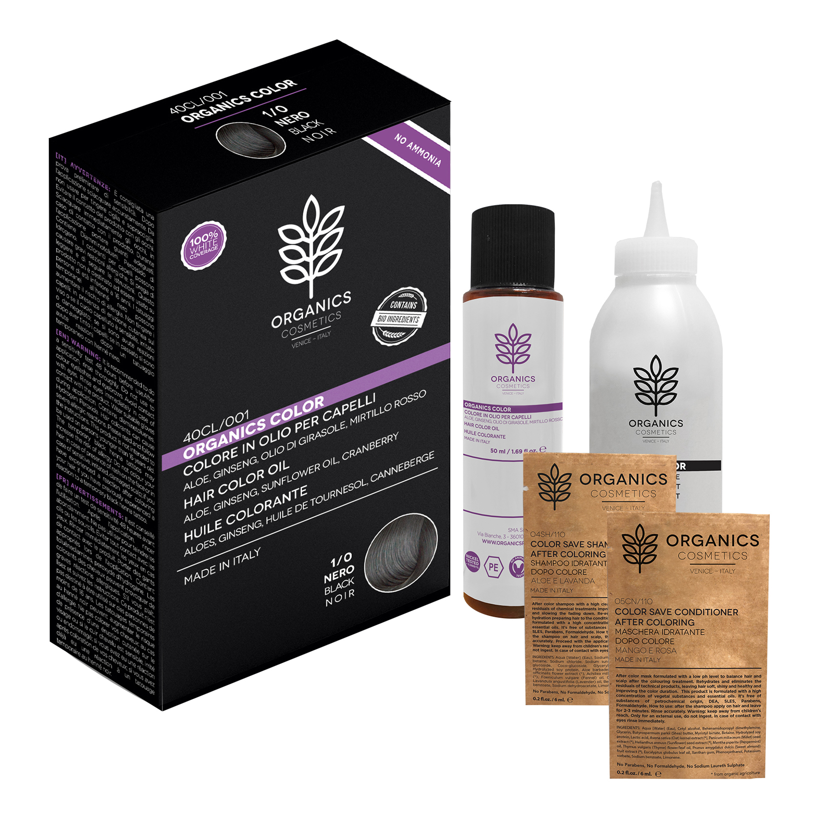 Organics Pharm Organic Color 1/0 Nero