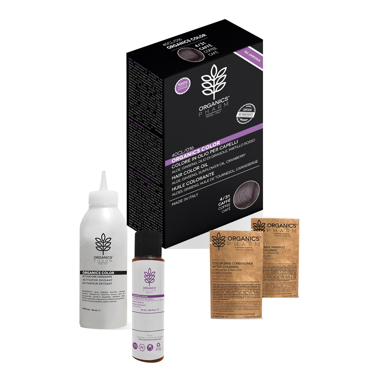 Organics Pharm Organic Color 4/31 Caffe'