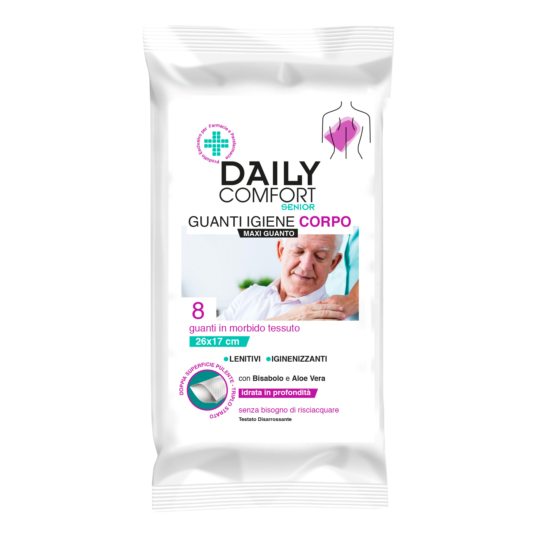 Daily Comfort Senior Guanto8pezzi