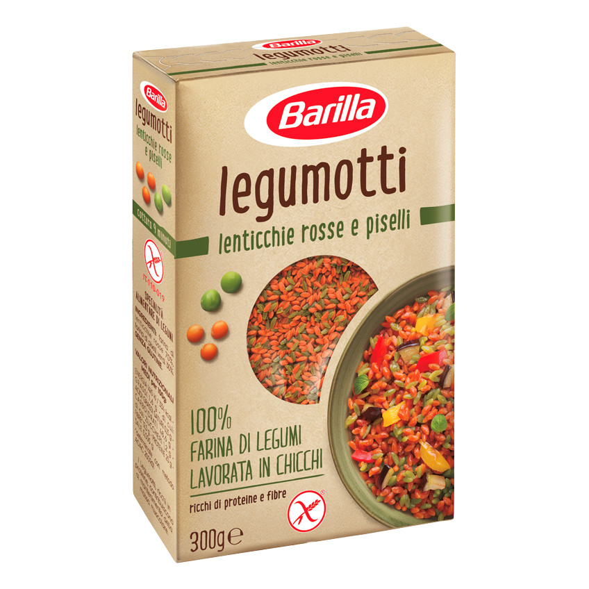 Barilla legumotti alle lenticchie rosse e piselli 300 g
