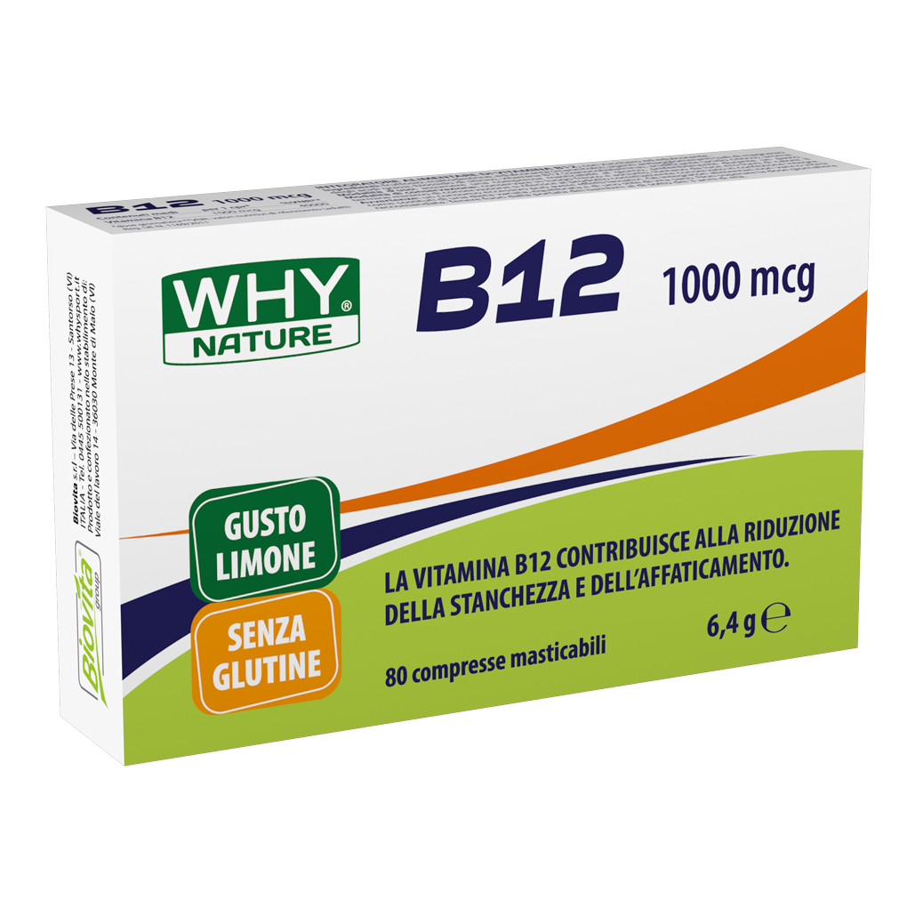 Whynature b12 1000mcg 80 compresse