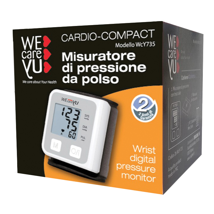 Misuratore Pressione Polso Wecareyu CARDIO-COMPACT
