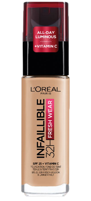 L’OREAL PARIS - Infaillible 24H Fresh Wear - Fondotinta Liquido N.140 Beige Doré