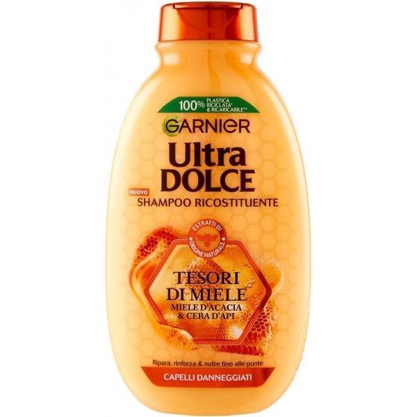 GARNIER - Ultra Dolce Tesori Di Miele - Shampoo Per Capelli Danneggiati 250 Ml