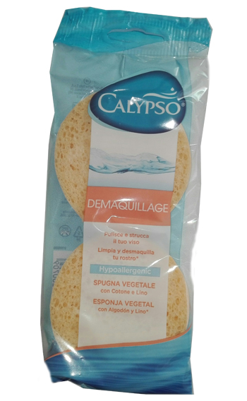 CALYPSO - 2 Spugne Vegetali Struccanti