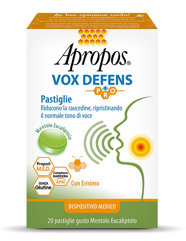 Apropos Vox Defens Pro Mentolo &amp; Eucaliptolo 20 Pastiglie