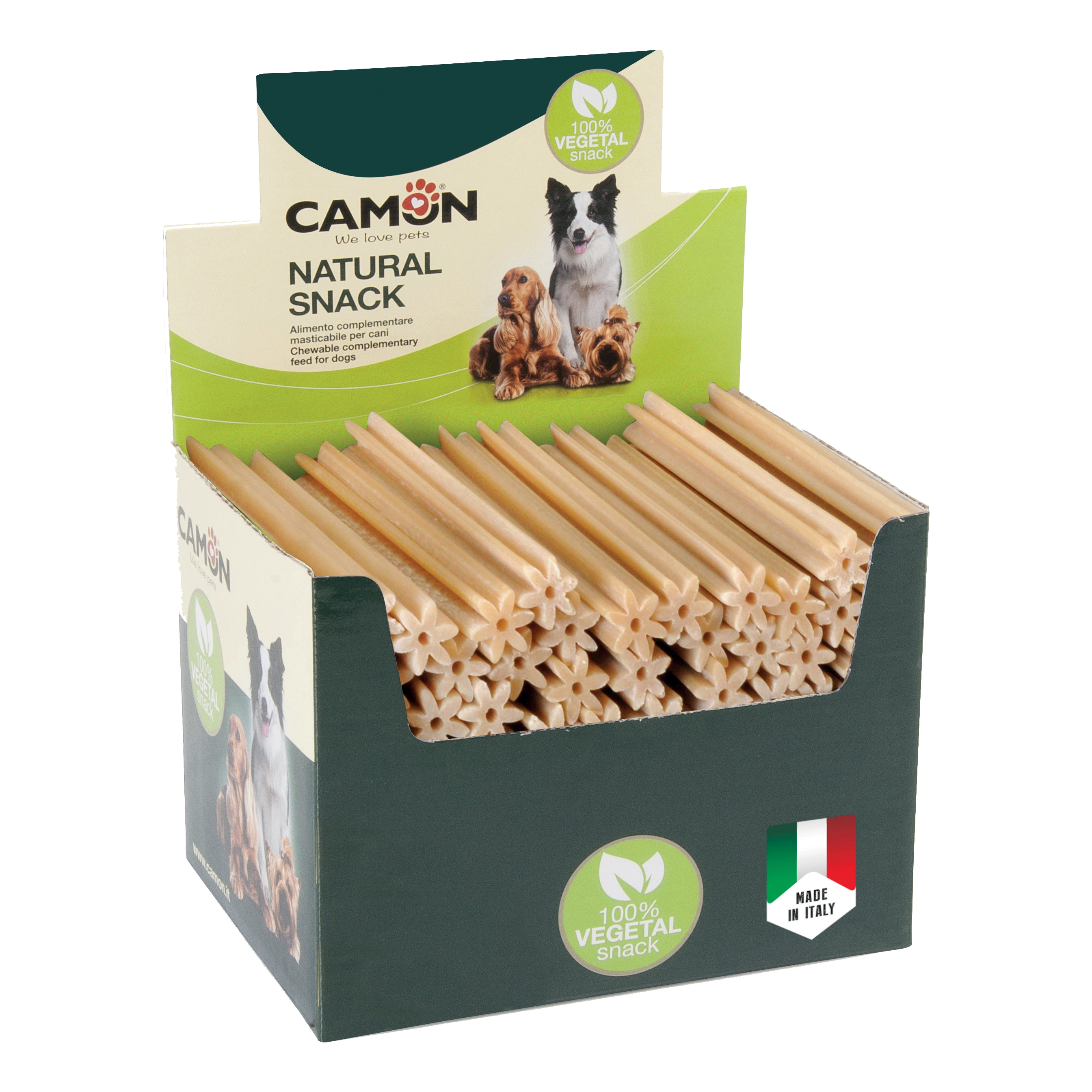Camonstick l naturale 24 cm 120 g 40 pezzi