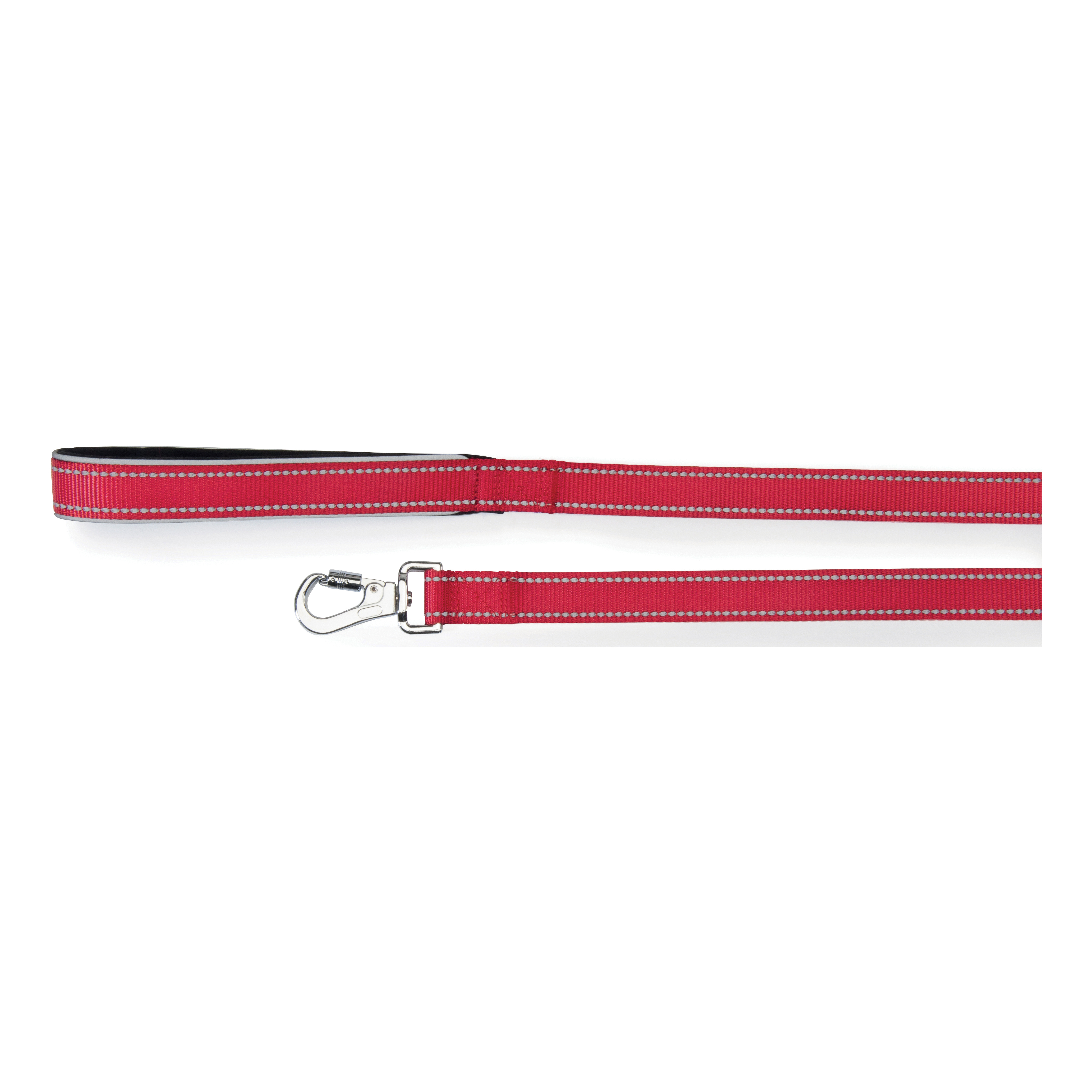 Guinzaglio Reflex Con Maniglia In Neoprene Rosso 15 X 1200 Mm