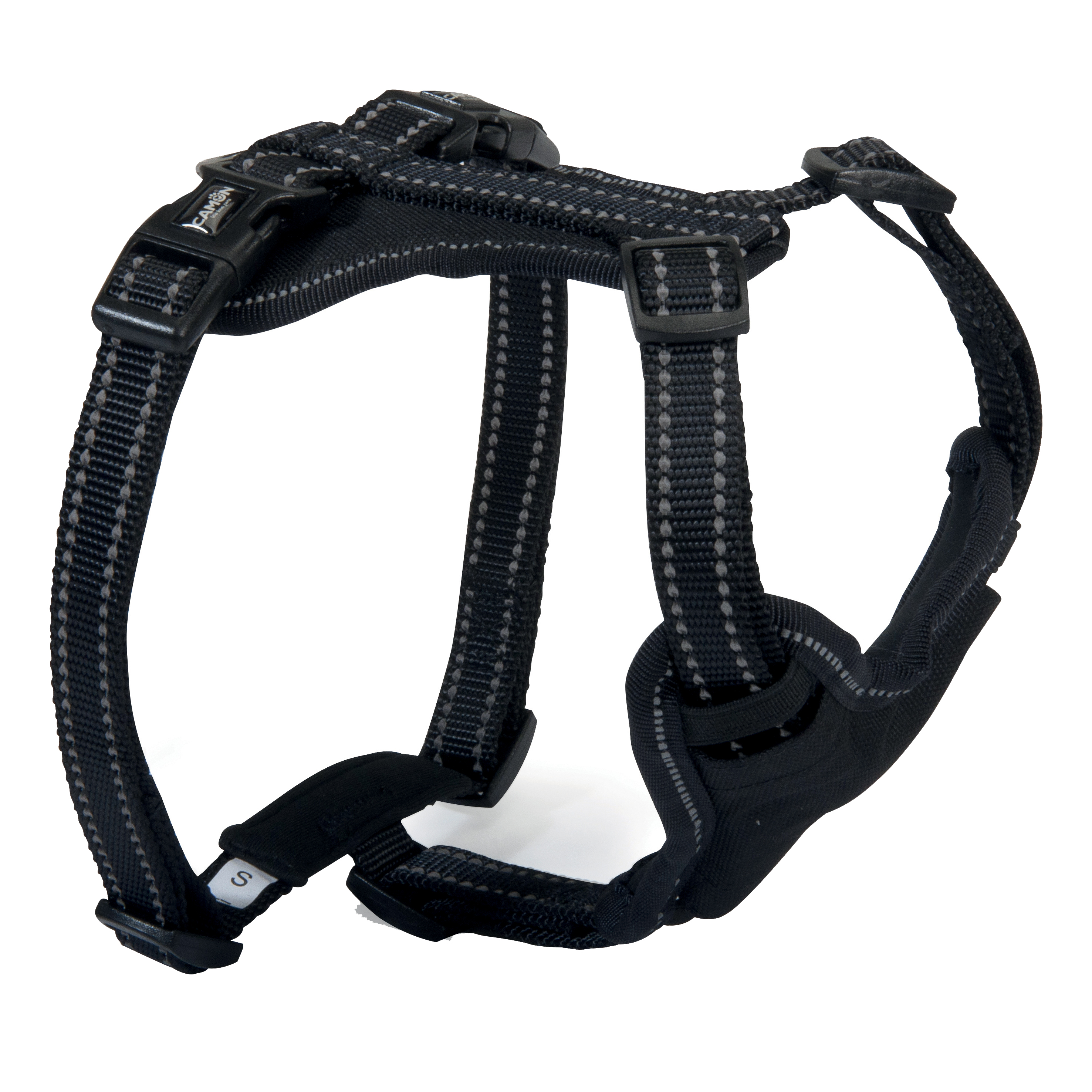 Camon Cane Pettorina In Neoprene "Reflex" 5 Regolazioni Tg. Xlarge Nero