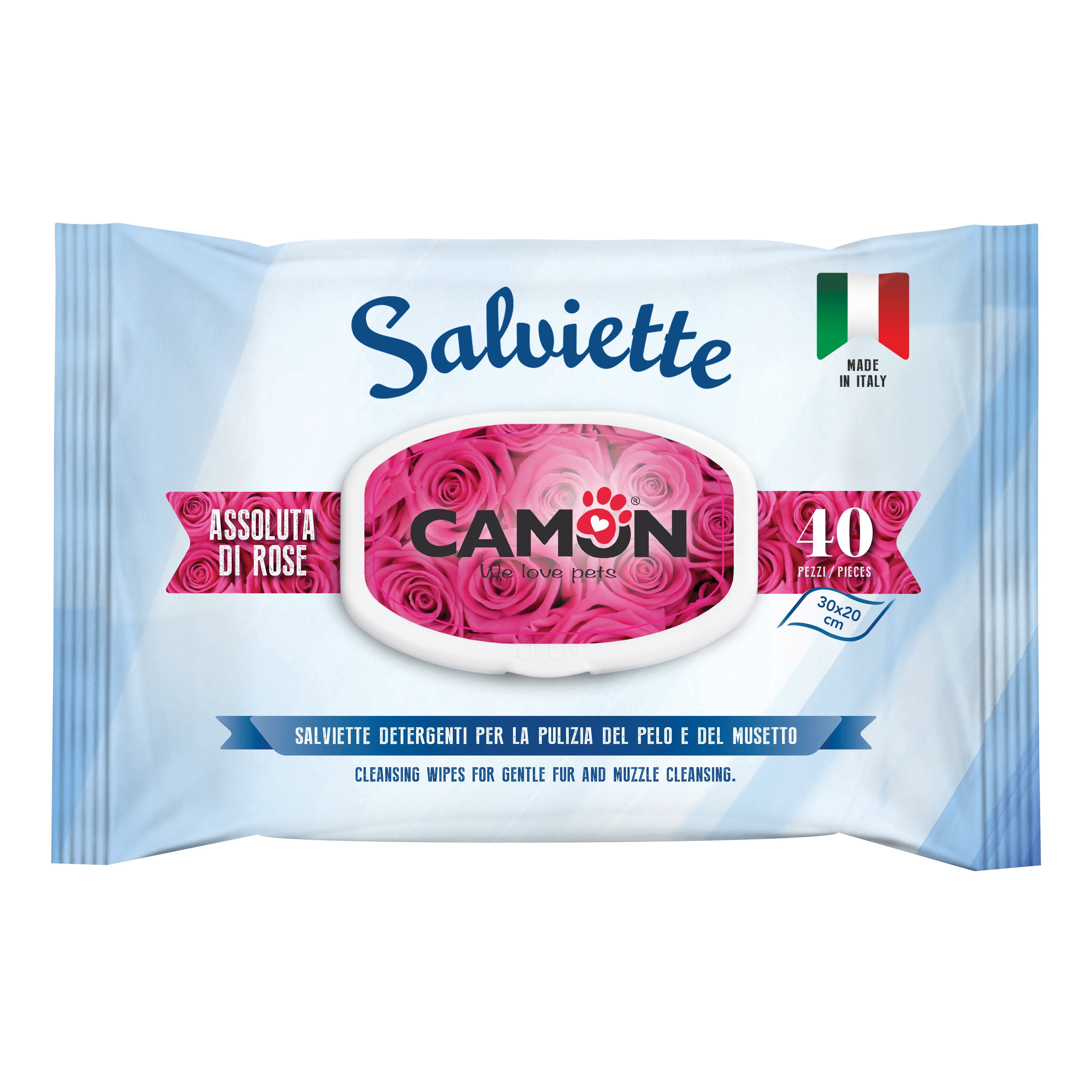Camon Salviette Detergenti 40 Pezzi Assoluta Di Rose