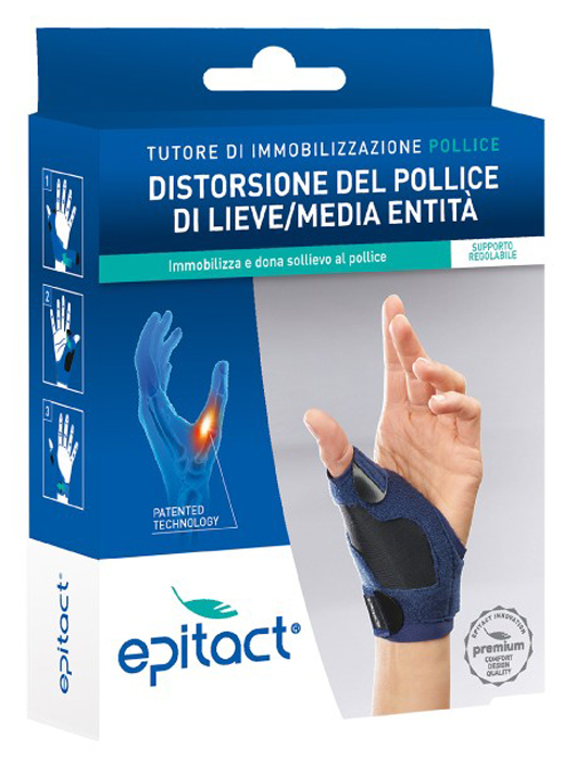 Epitact tutore immobilizzazione pollice mano destra l