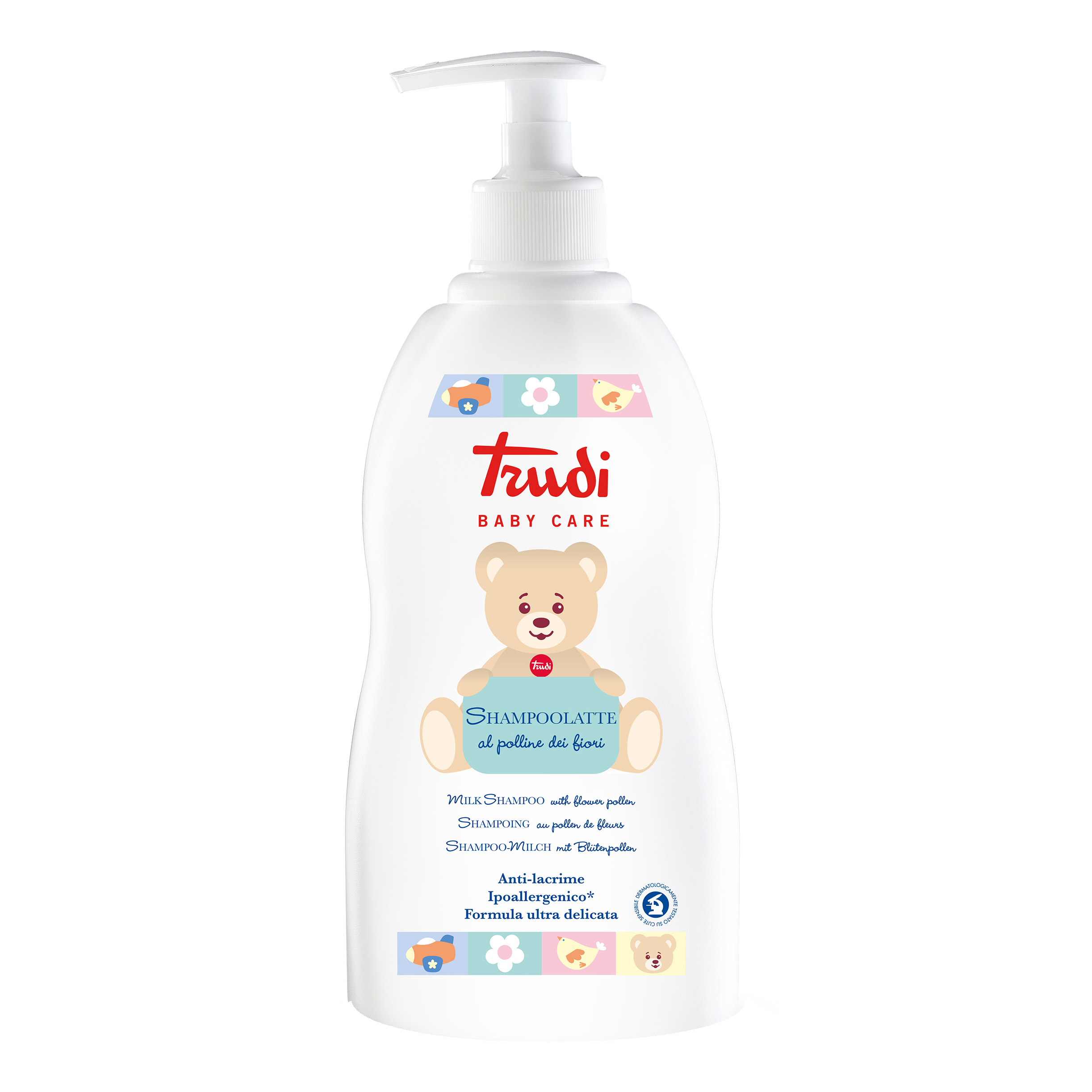 Trudi Baby Care Shampoolatte al Polline dei Fiori 500 ml