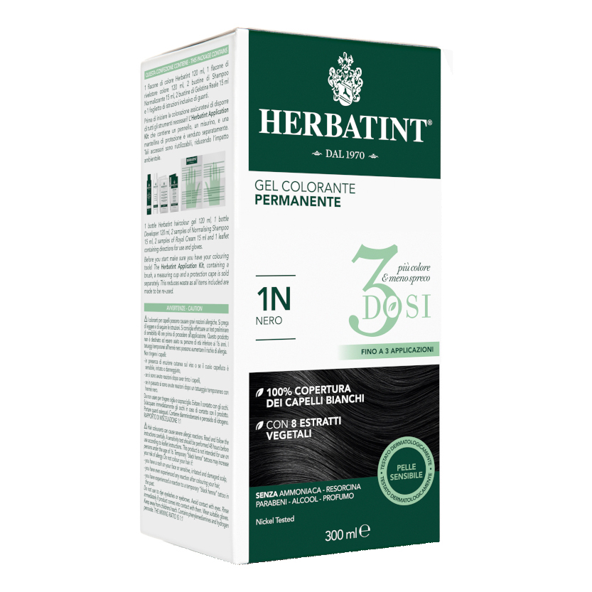 Herbatint 3d nero 300ml 1n