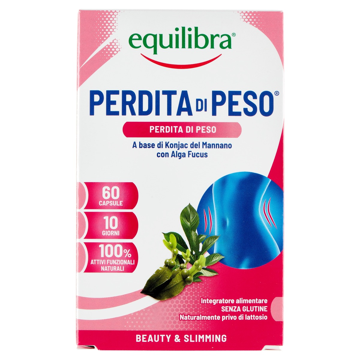 Equilibra Perdita di Peso Integratore Dimagrante 60 Capsule