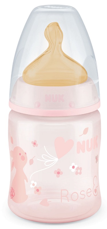 Nuk biberon r&amp;b pp 150 ml rose lattice 0-6 mesi 1 pezzo