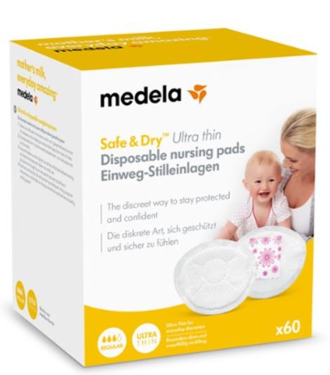 Safe &amp; dry coppettaassorbilatte ultra thin 60 pezzi
