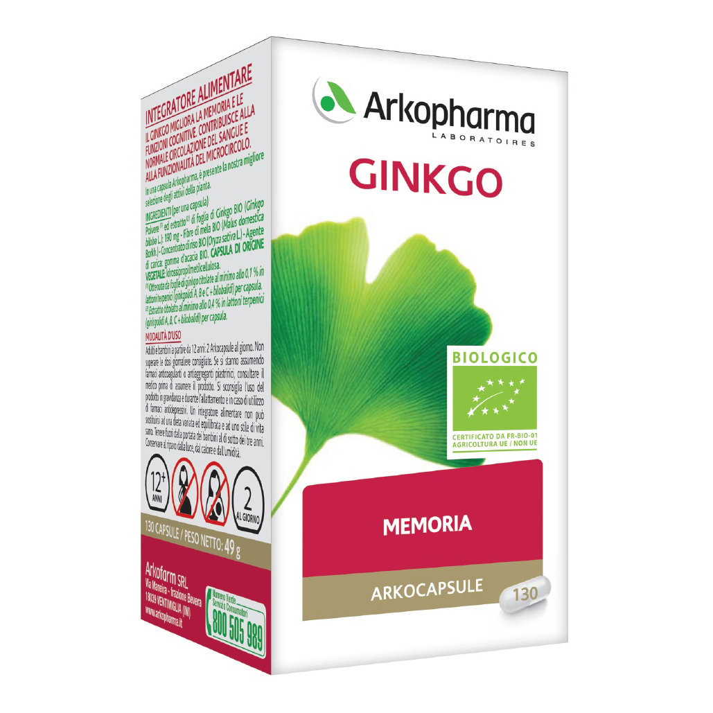 Arkocapsule Gingko Bio 130 Capsule