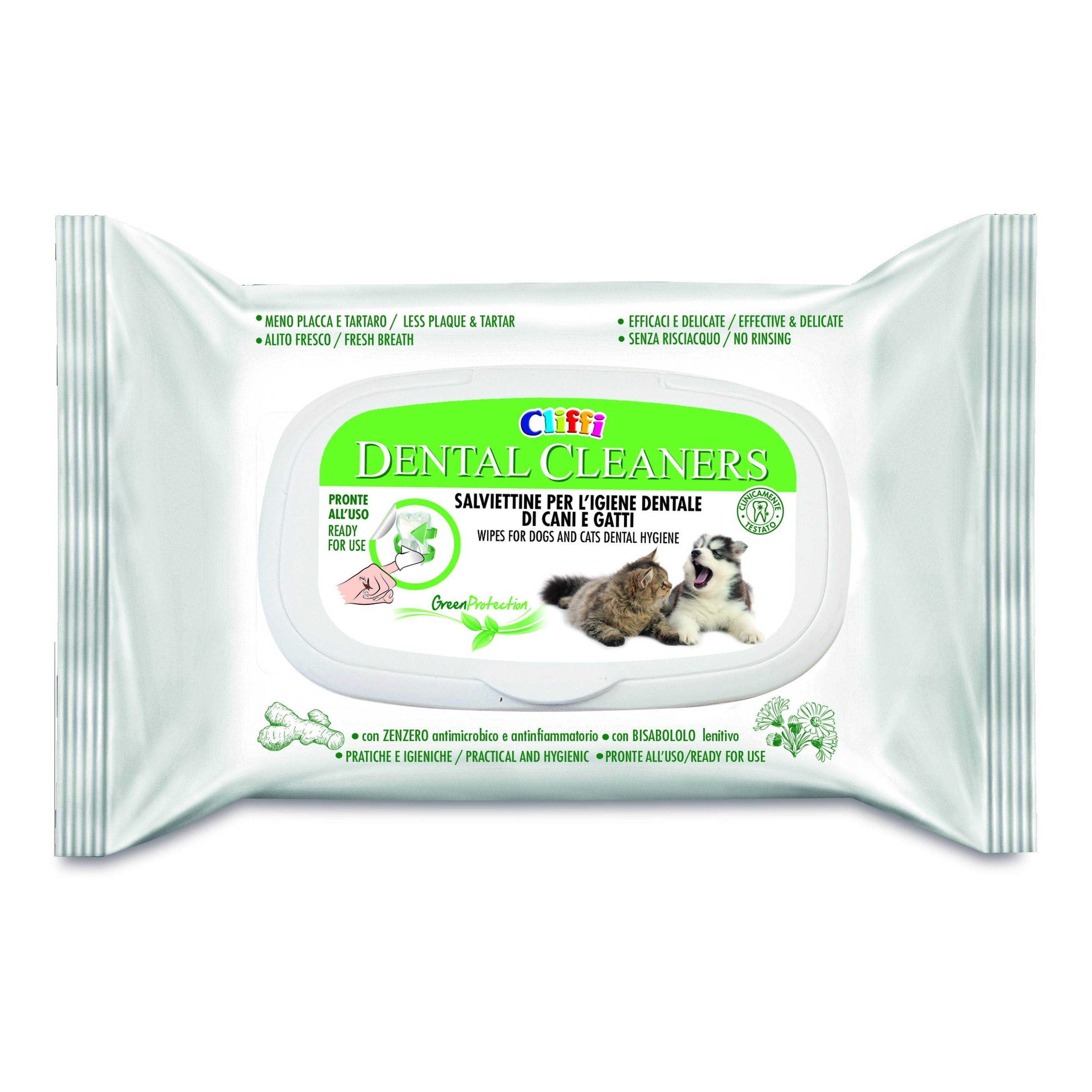 Cliffi dental cleaners salviettine 20 pezzi