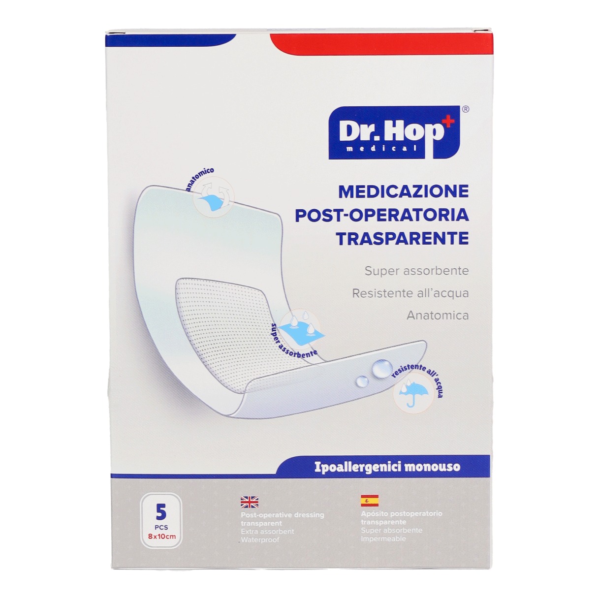 Medicazione Wp 8x10cm 5pezzidrhop