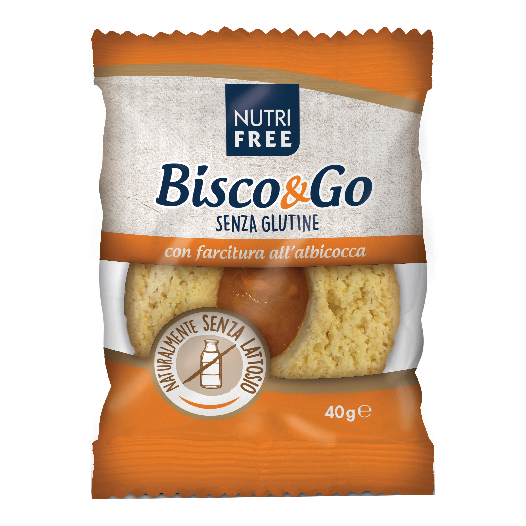 Nutrifree Biscotti &amp; Go Albicocca 40g