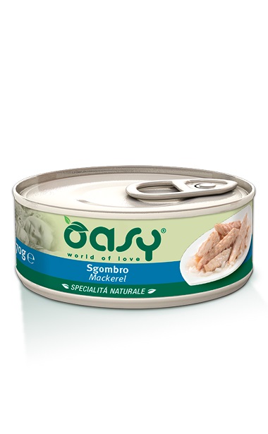 Oasy Gatto Specialita' Naturali In Lattina Adulto Sgombro 150 Gr
