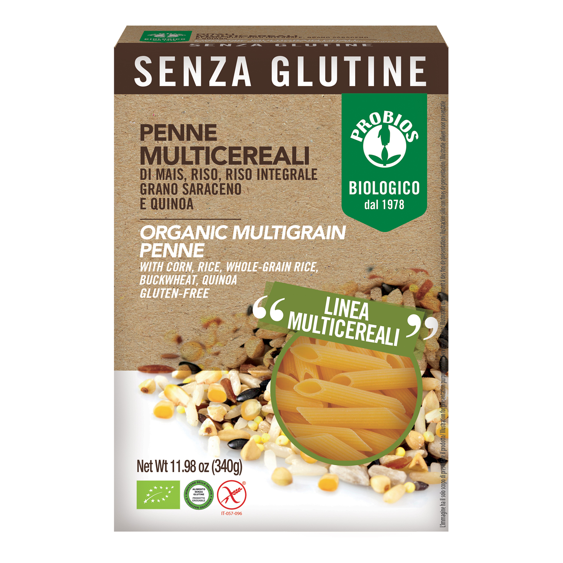 Probios penne m-cereali 340g