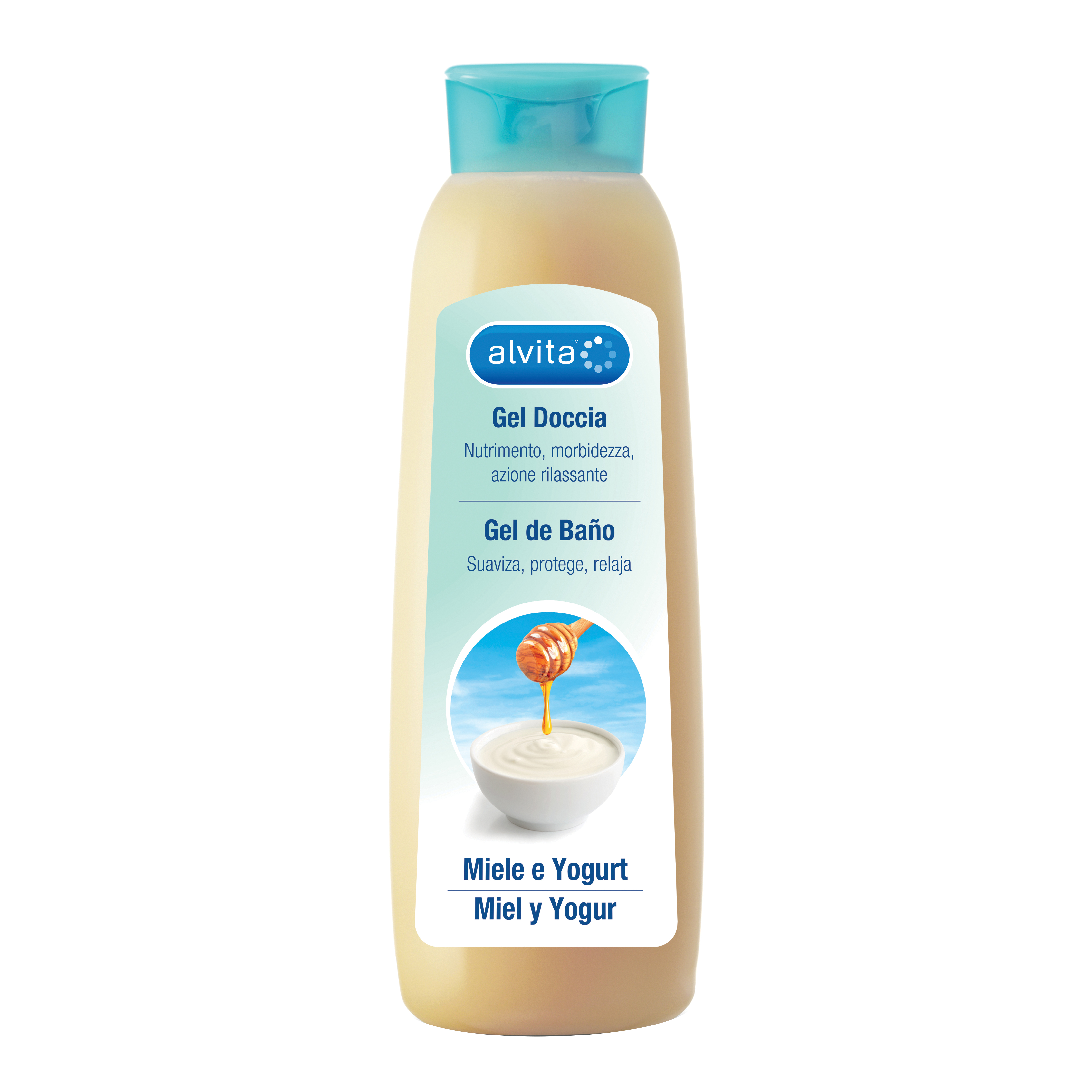 Alvita gel doccia miele/yogurt 300 ml