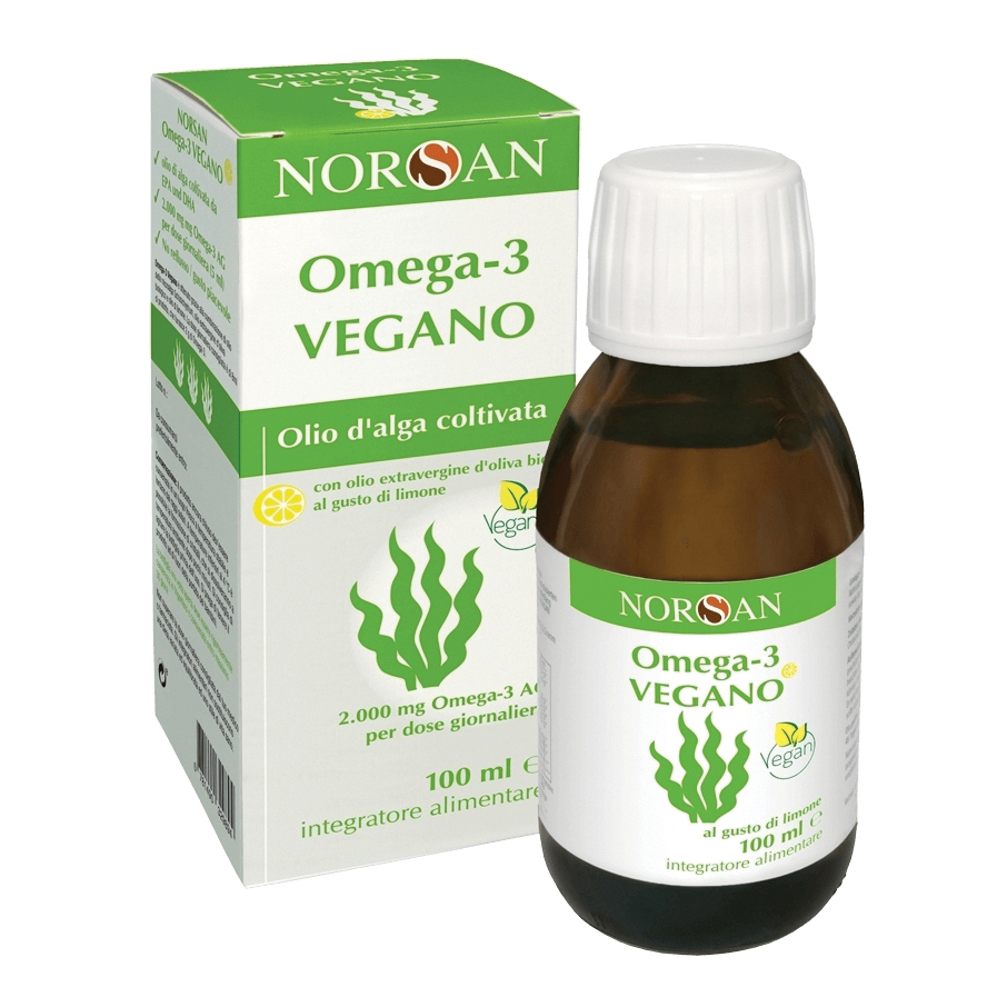 Norsan omega 3 vegano 100 ml al gusto di limone