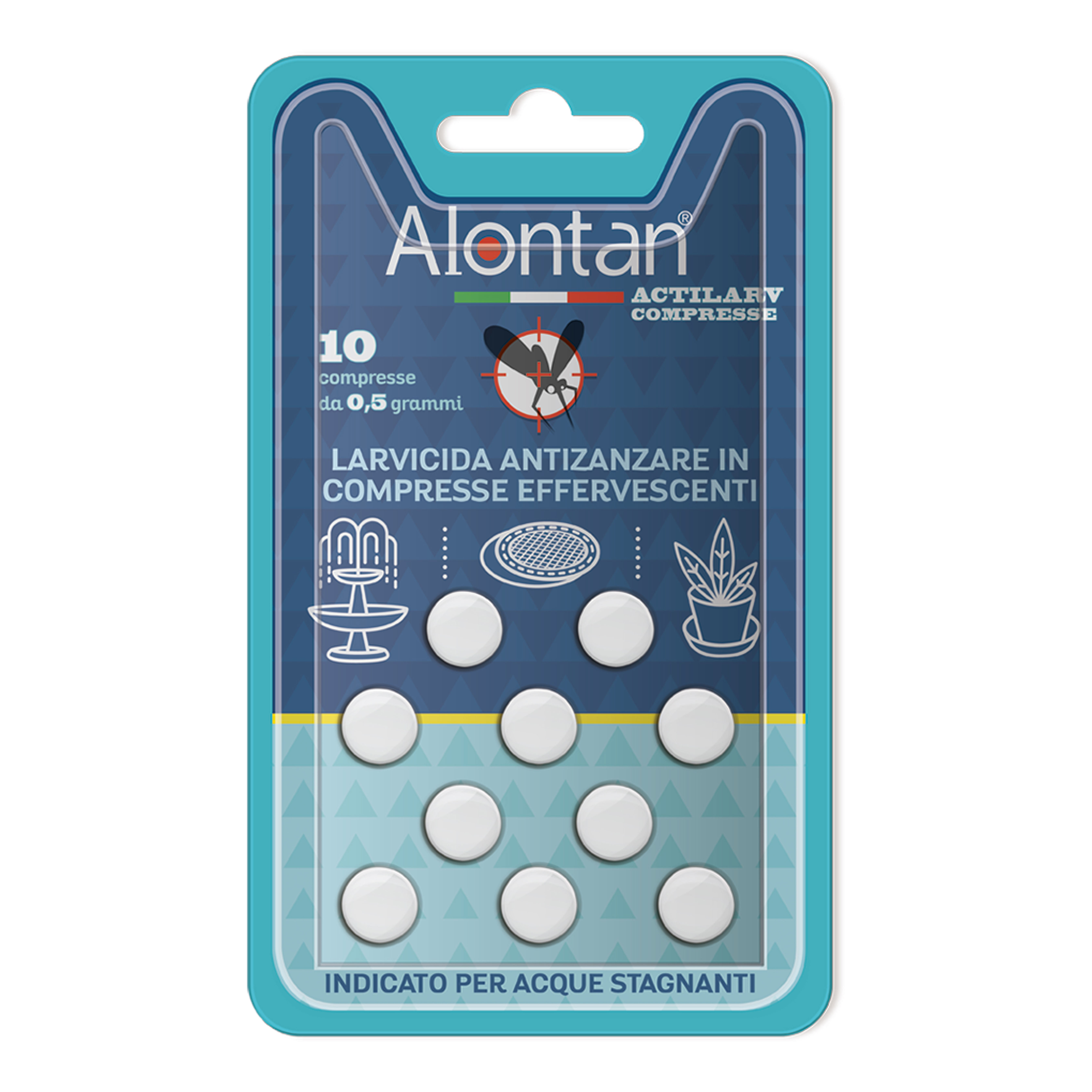 Alontan Actilarv 10compresse 0,5g