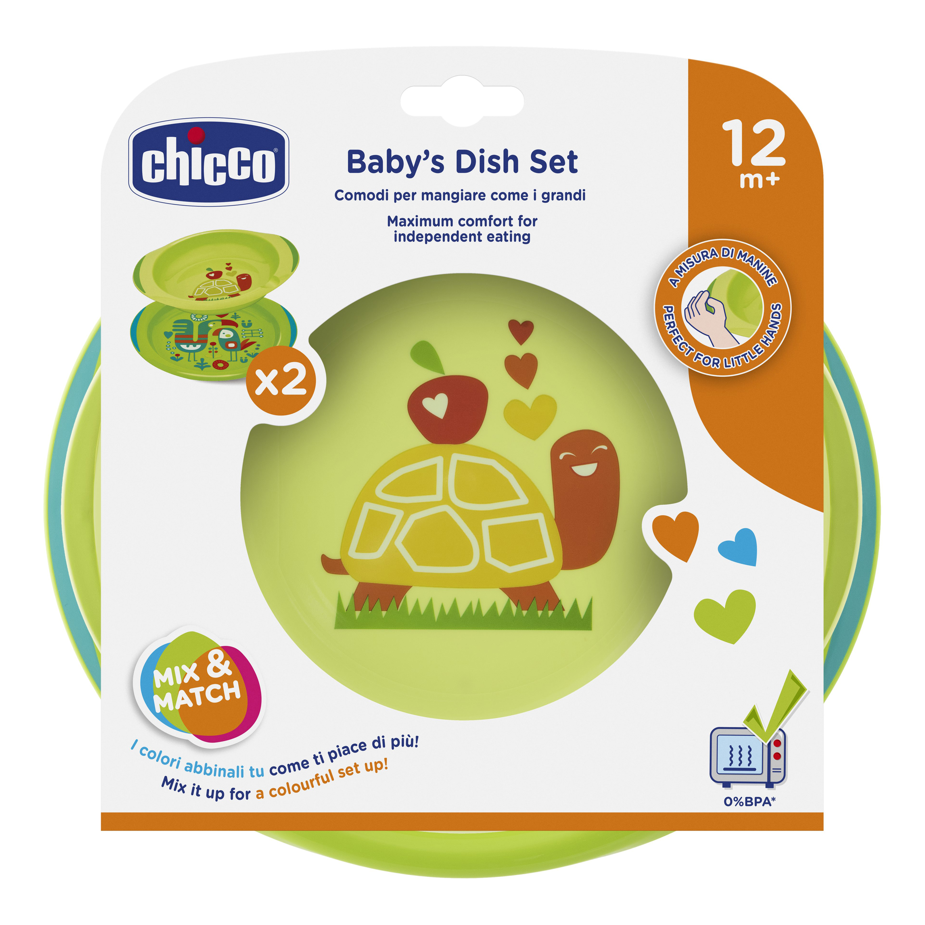 Set 160023 piatti fond/pian 12m+
