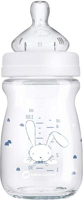 Bebe confort biberon in vetro da 130 ml tettarella in silicone t0 sweet bunny