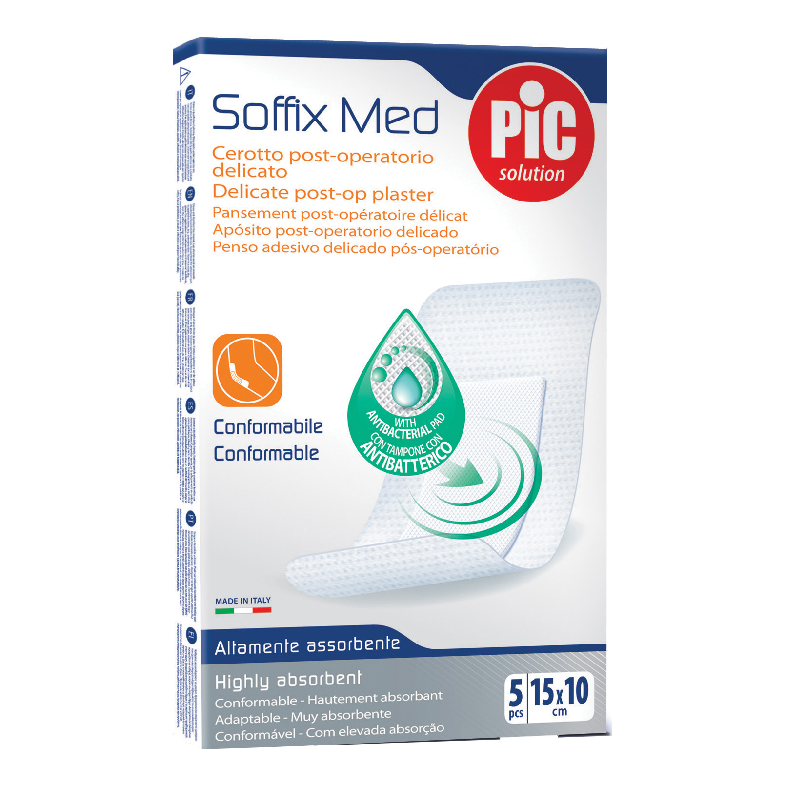 Pic Soffix Med Cerotto TNT 15x10cm 1 Pezzo