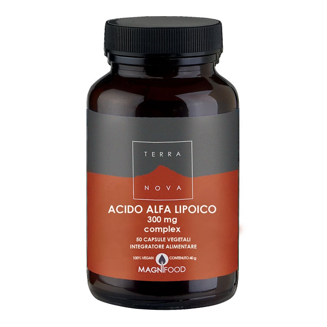 Terranova acido alfa lipoico 300mg complex 50 capsule