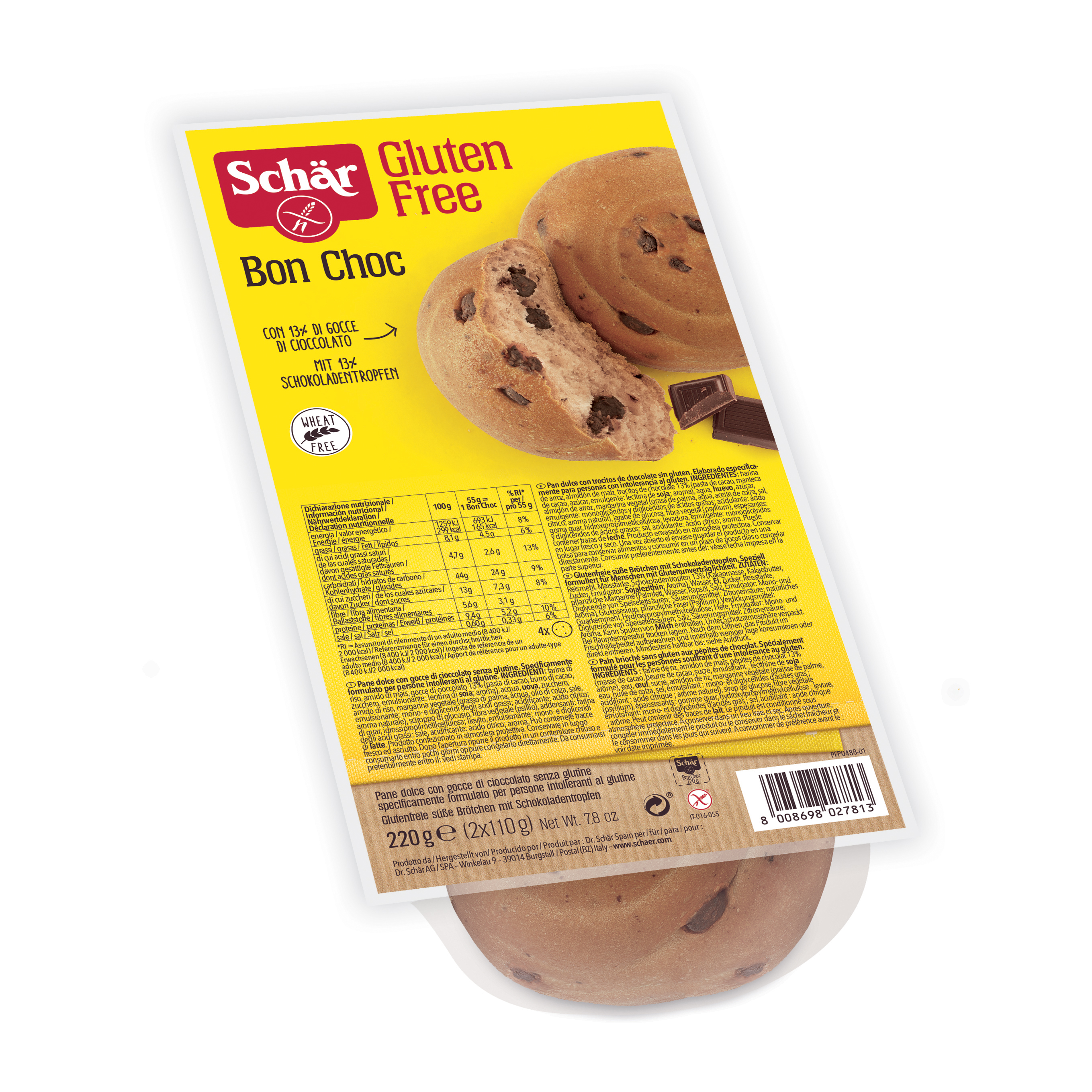 Schar bon choc 220g