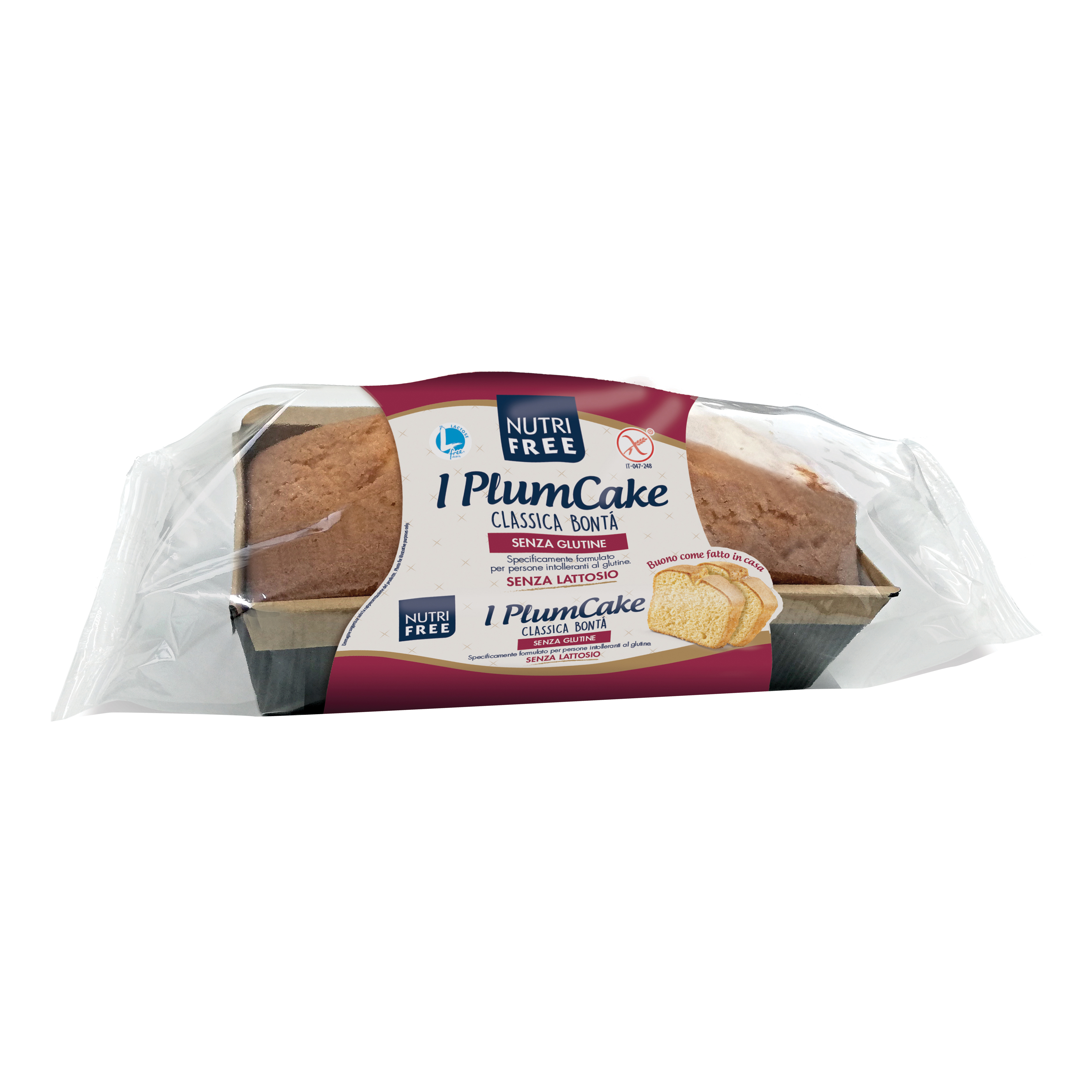 Nutrifree Plumcake Classica Bontà Senza Glutine per Celiaci 330g