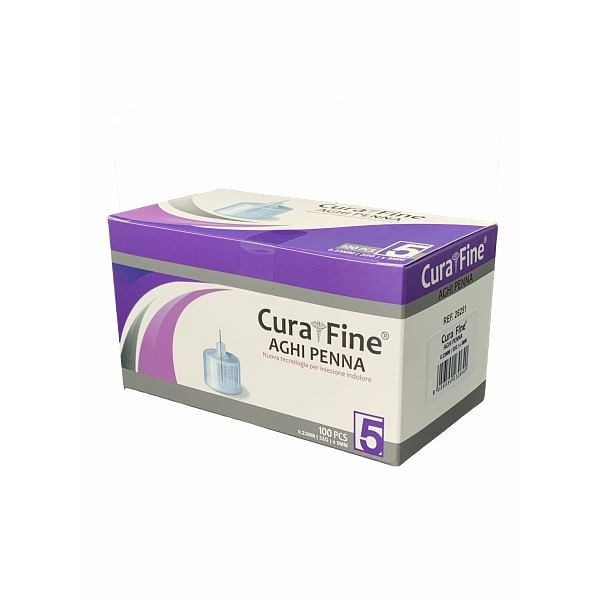 Curafine ago penna 32 gauge diametro 0,23x5 mm 100 pezzi