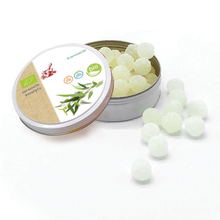 Caramelle biologiche eucalipto 50 g