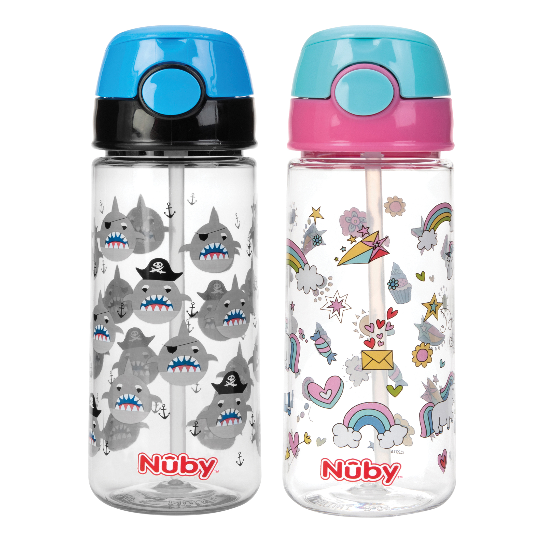 Nuby borraccia cannuccia 530ml