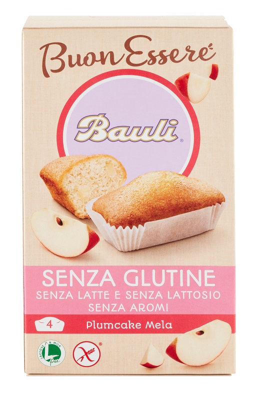 Bauli plumcake senza alla mela 4 pezzi