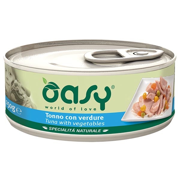 Oasy Cane Specialita' Naturali Adulto Tonno &amp; Verdure 150 Gr