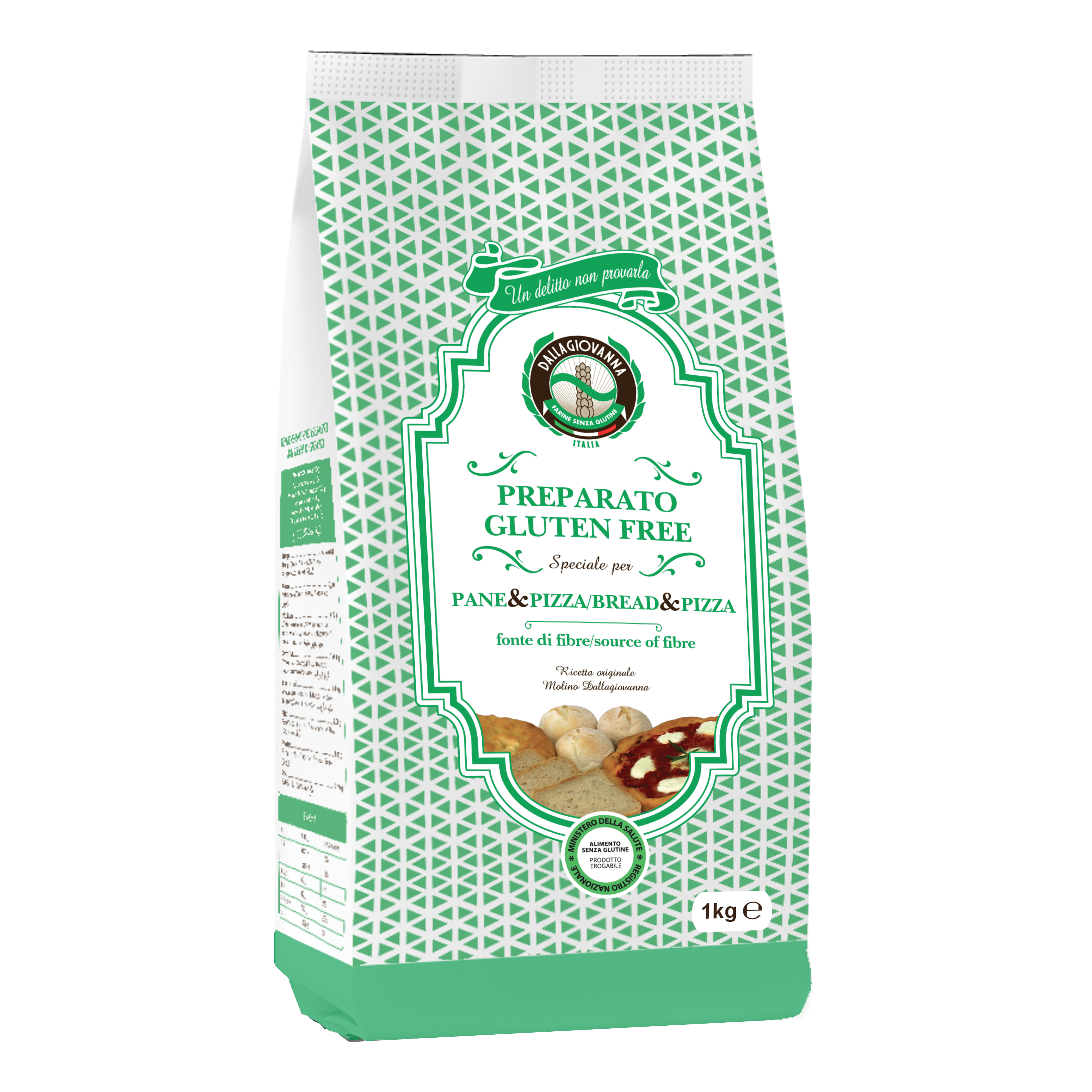 Preparato gluten free speciale per pane e pizza 1 kg